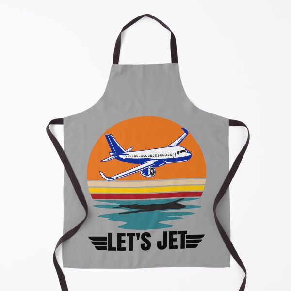 Aperçu de l'œuvre Let's Jet Funny Getaway Jet Aircraft, Avion créée et vendue par CharJens.