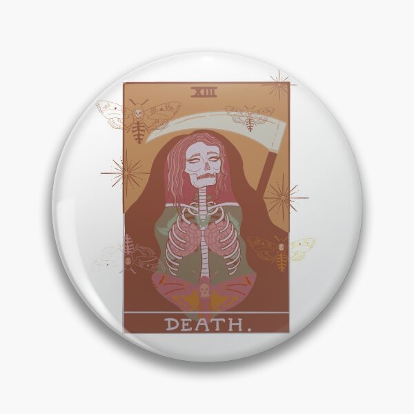 Item preview, Death tarot card design, earth tones  designed and sold by iconicus-design.