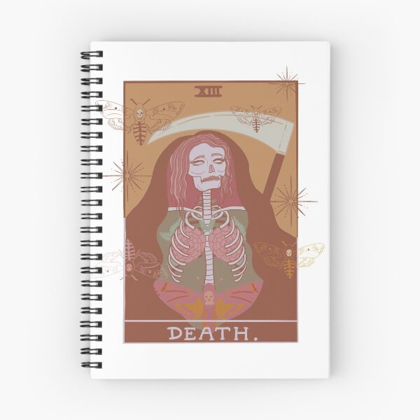 Item preview, Death tarot card design, earth tones  designed and sold by iconicus-design.