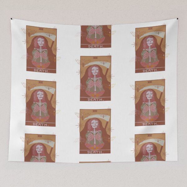 Item preview, Death tarot card design, earth tones  designed and sold by iconicus-design.