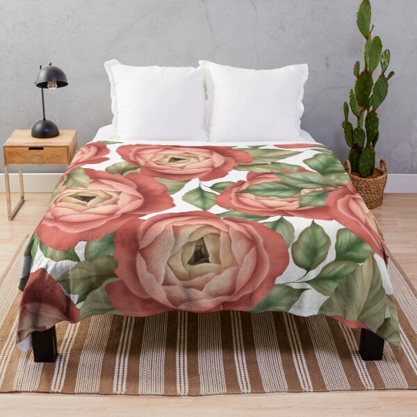 Item preview, Blossoming Roses Seamless Pattern designed and sold by NoSpecialShop.