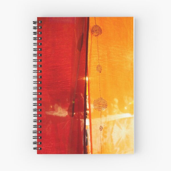 Aperçu de l'œuvre Motif bicolore rouge et orange chaud créée et vendue par Schuva.