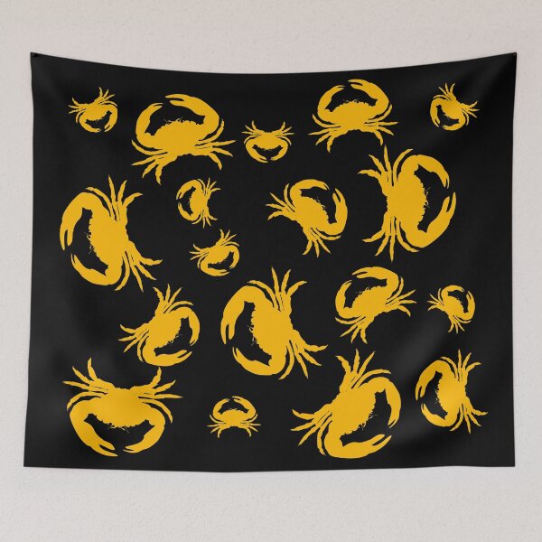 Item preview, Lobster Adjacent Yellow Crab Daddy Pattern designed and sold by WPahat.