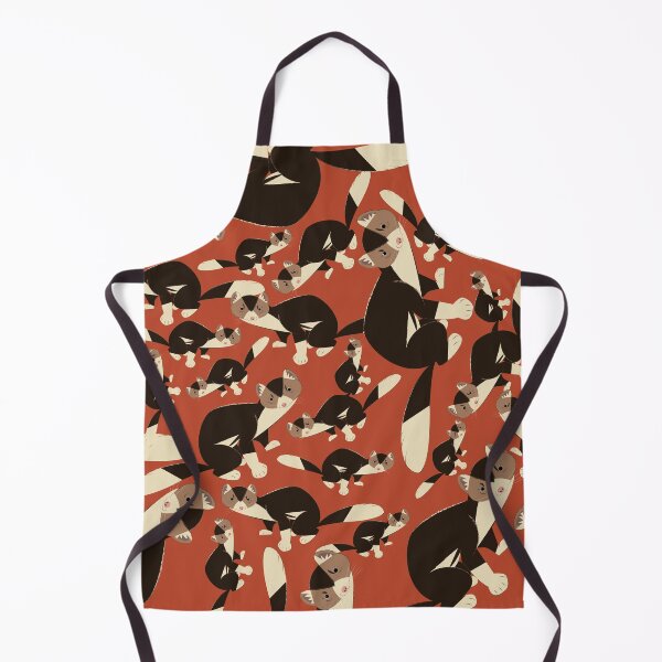 Item preview, Piebald russian sable marten in red designed and sold by belettelepink.