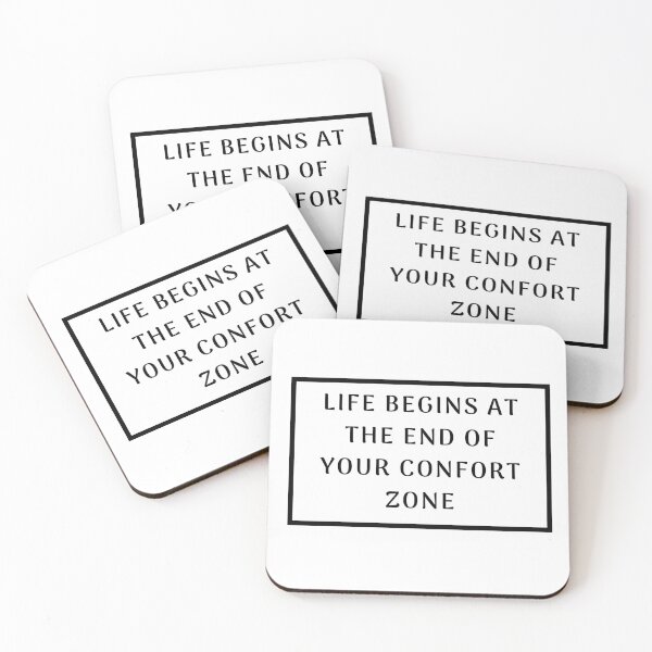 Item preview, LIFE BEGINS AT THE END OF YOUR CONFOT ZONE designed and sold by J-Jonny.
