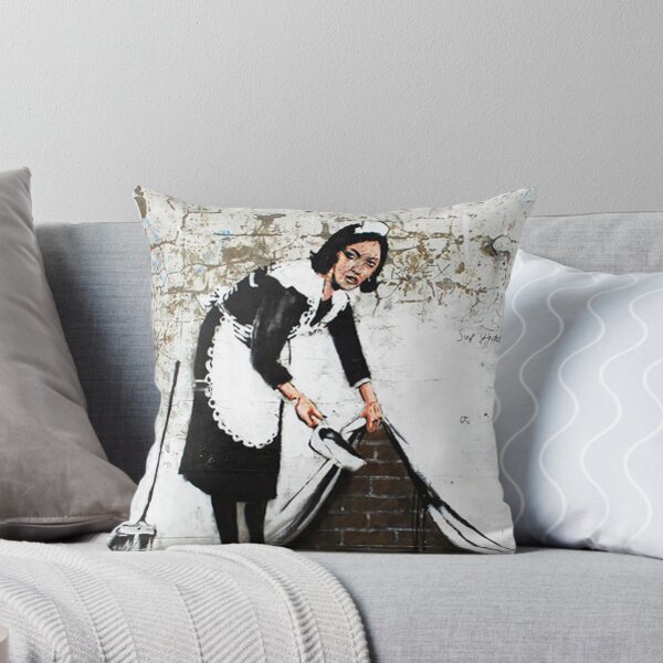 Item preview, Banksy Sweep It Under The Carpet Maid designed and sold by WE-ARE-BANKSY.