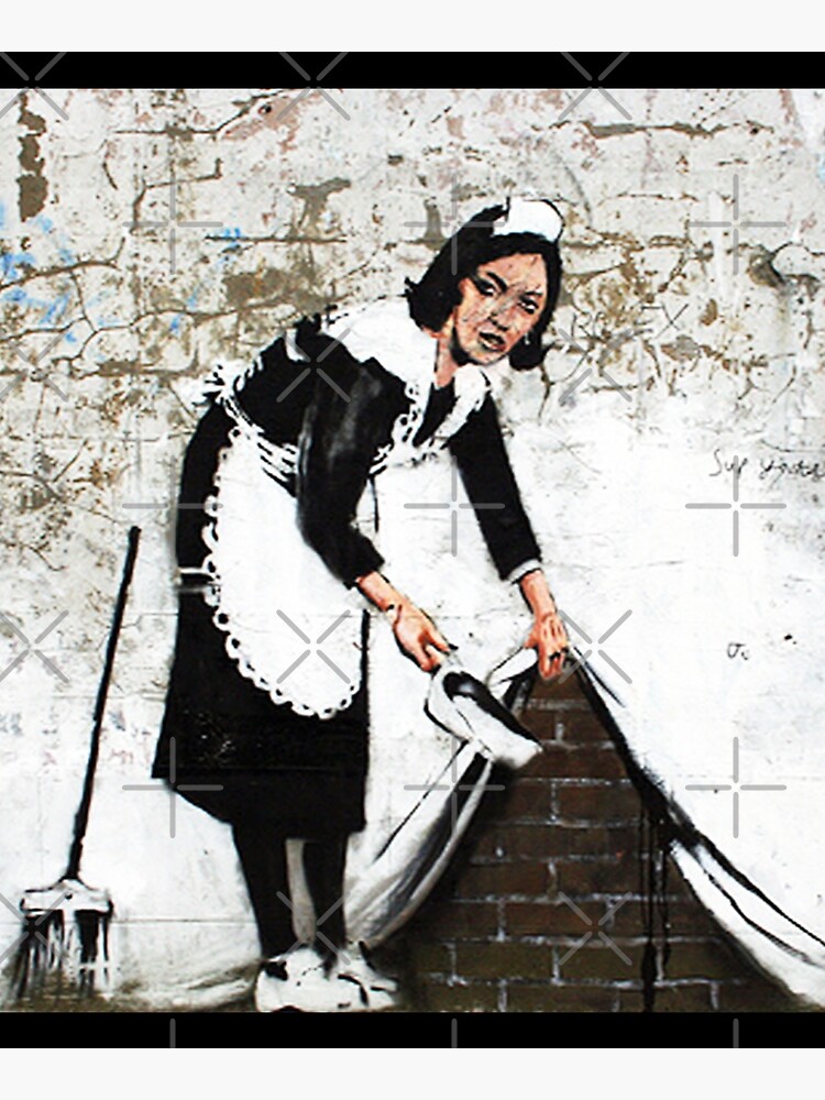 Banksy Sweep It Under The Carpet Maid | Poster