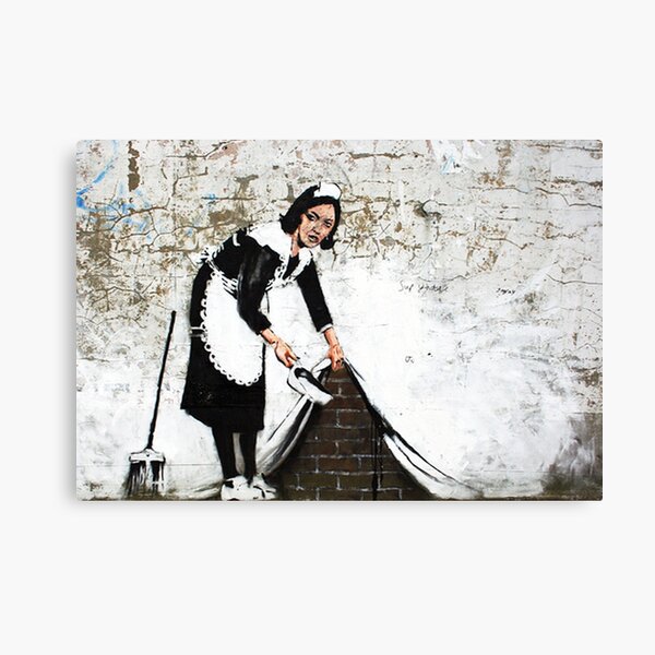 Item preview, Banksy Sweep It Under The Carpet Maid designed and sold by WE-ARE-BANKSY.