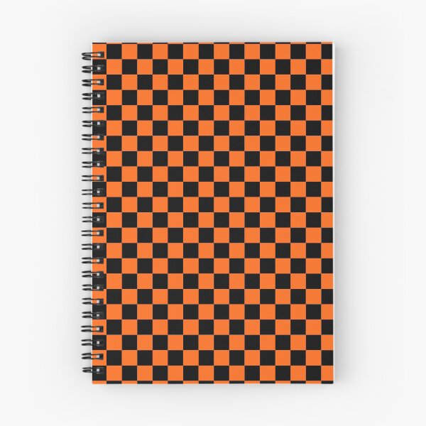 Item preview, Orange and Black Checker Pattern designed and sold by Bumblefuzzies.