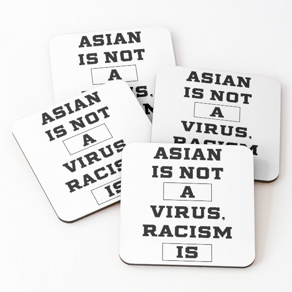 Item preview, Asian Is Not A Virus - Anti Asian Racism designed and sold by DiogoCalheiros.