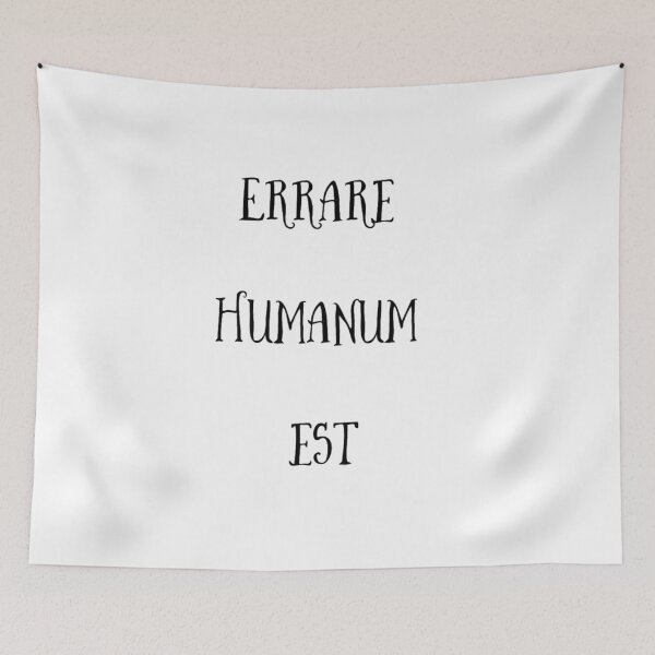 Item preview, To err is human in Latin  designed and sold by Creativeart1974.