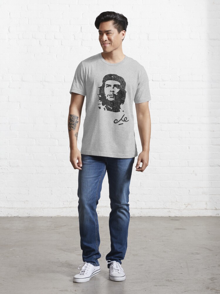 Che Guevara T Shirt Star And Stripes Cuban Revolution new Official Mens  Grey