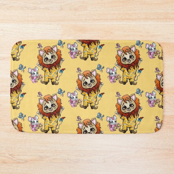 Item preview, Cartoon character,  mischievous little animals, cute baby lion with a fluffy mane. designed and sold by LaraCoolart.