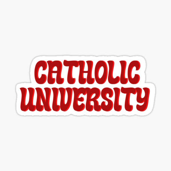 Item preview, Retro Catholic University Design designed and sold by kerryperegrine.