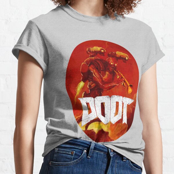 Doom Style T Shirts Redbubble - gir t shirts invader doom ls shirt for women girl roblox id