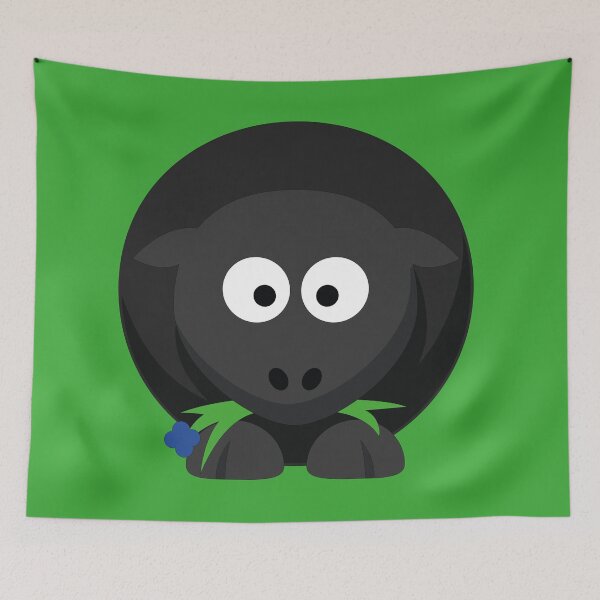 Item preview, Cute Black Sheep designed and sold by MintGubbins.