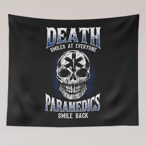 Item preview, Paramedics smile funny Paramedics EMT EMS ambulance gift designed and sold by MertieStark.