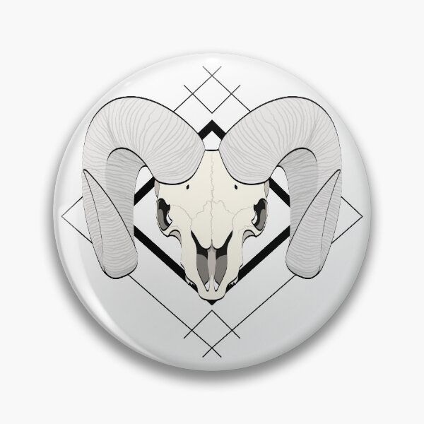 Item preview, Ram Skull Logo designed and sold by KpittmanDesigns.