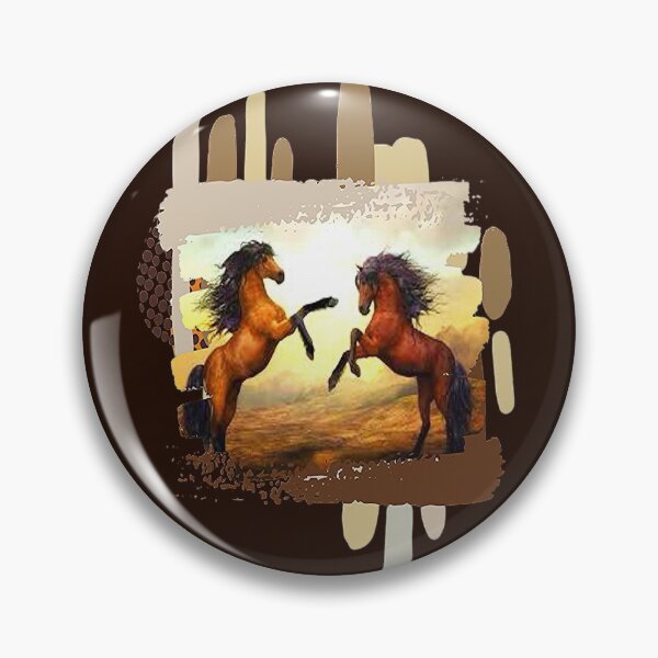 Item preview, Horse calvary Aesthetic Design,  Brown Horses on Abstract Background, for the Equestrian and Horse lover designed and sold by Adri Barnard.