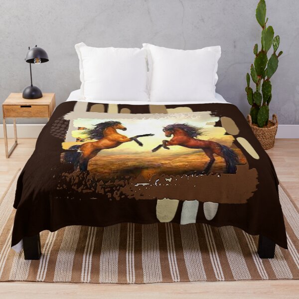 Item preview, Horse calvary Aesthetic Design,  Brown Horses on Abstract Background, for the Equestrian and Horse lover designed and sold by Adri Barnard.