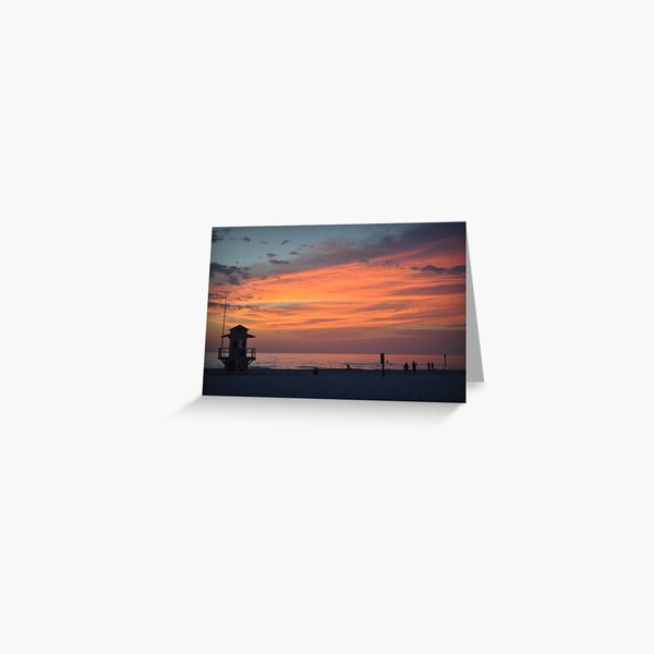 Lone Watch - Clearwater Beach, FL Greeting Card