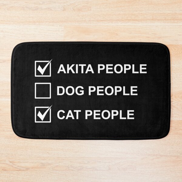 Item preview, Akita people cat people white text designed and sold by FuugoShop.