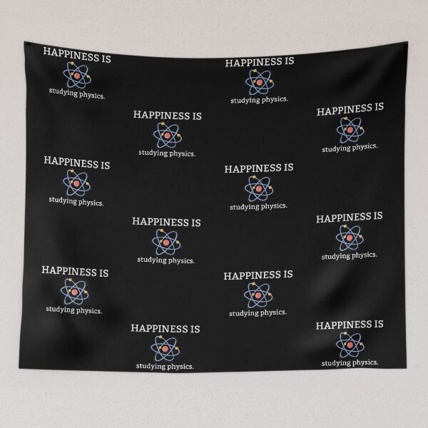 Item preview, Happiness Is Studying Physics | Geek Collection designed and sold by Viombhte-Prints.