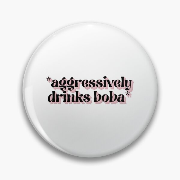 Item preview, Aggressively drinks boba designed and sold by lettersbysid.