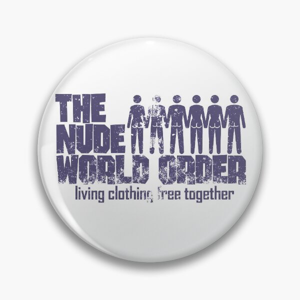Item preview, The Nude World Order Living Clothing Free Together Naturism designed and sold by NaturistGifts.