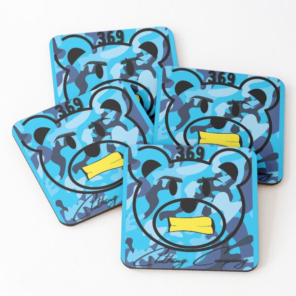 Item preview, 369 Blue Camo Bear Signature designed and sold by 369 Merch.