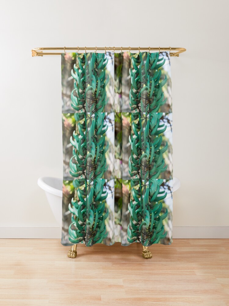 "Exotic Jade Vine " Shower Curtain by Redbubble