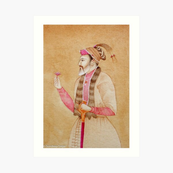 Mughal Emperor Art Print