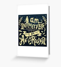 Inimitable Greeting Card