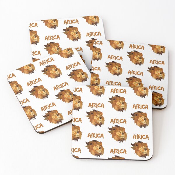 Item preview, African Lion Head in Shades of Brown designed and sold by AfricanDreams.