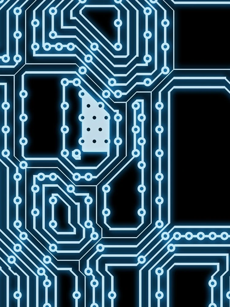 Thumbnail 4 of 4, iPhone Case, PCB Routing designed and sold by bbalint.