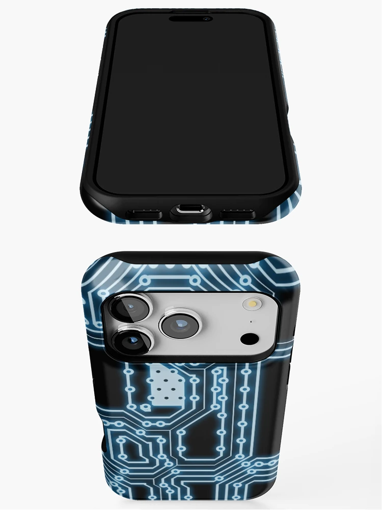 Thumbnail 3 of 4, iPhone Case, PCB Routing designed and sold by bbalint.