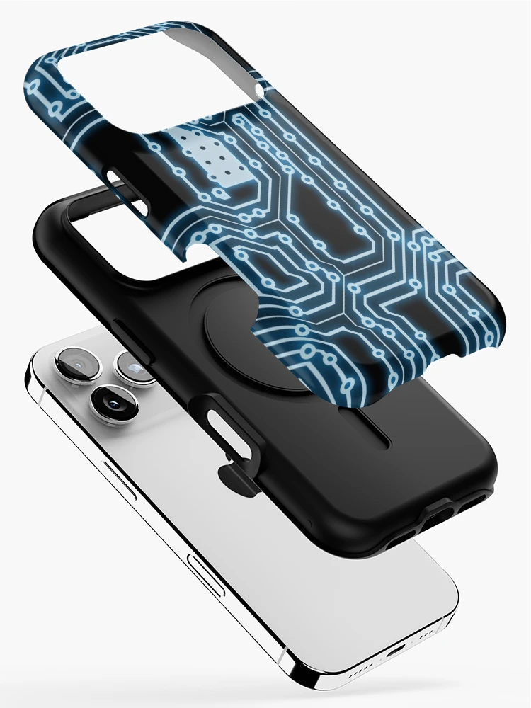 Thumbnail 2 of 4, iPhone Case, PCB Routing designed and sold by bbalint.
