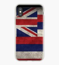 Hawaii State Flag - Aged (Horizontal) iPhone Case