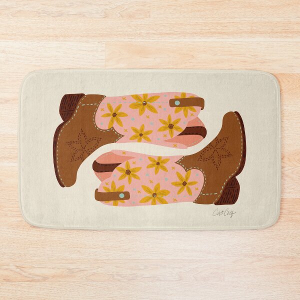 Item preview, Cowgirl Boots – Blush & Mint designed and sold by Cat Coquillette.