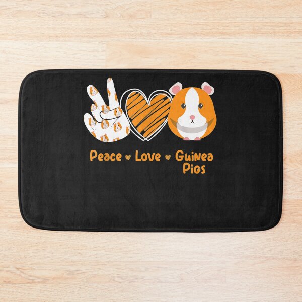 Item preview, Peace Love Guinea Pig gift for guinea pigs lover designed and sold by MertieStark.