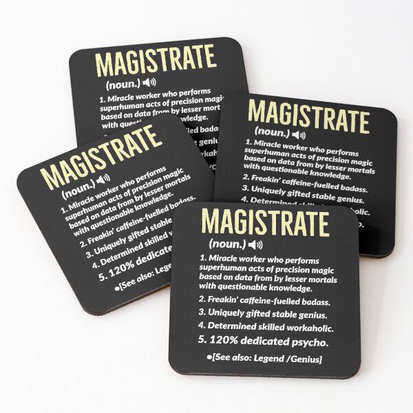 Item preview, Magistrate Definition Gift designed and sold by Luna1Shop.
