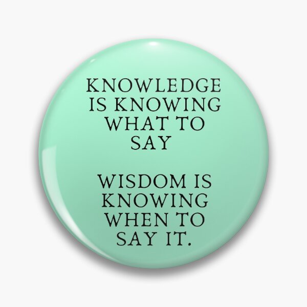 Item preview, KNOWLEDGE AND WISDOM designed and sold by BOSSERY.
