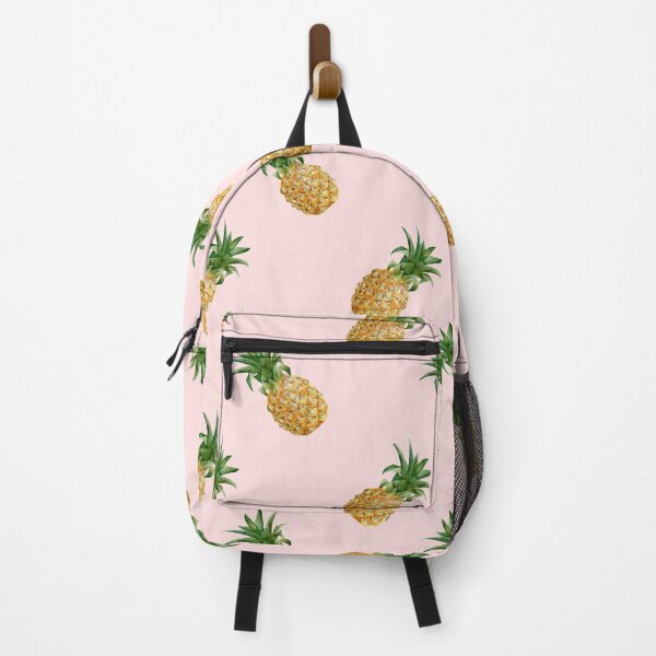 Item preview, Pineapple Illustrated Pattern with Pink Background designed and sold by ElishaKayne.