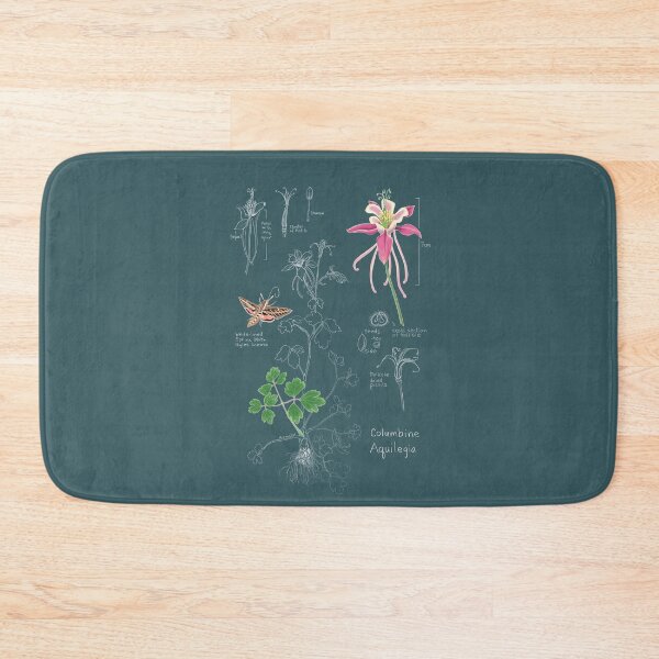Item preview, Columbine Botanical-dark designed and sold by mernstw.