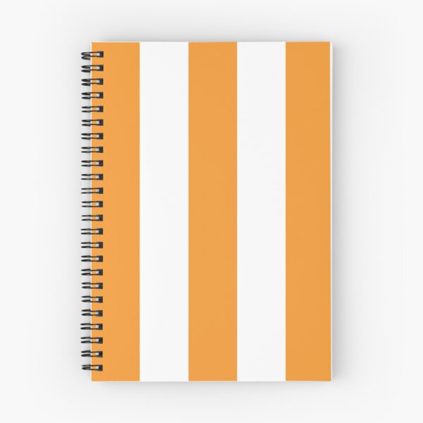 Item preview, Large ORANGE and WHITE Vertical STRIPES designed and sold by RachelMacht.