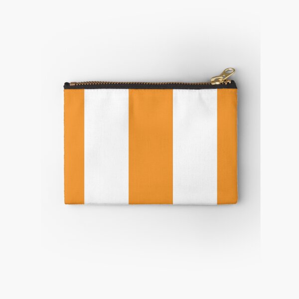 Item preview, Large ORANGE and WHITE Vertical STRIPES designed and sold by RachelMacht.