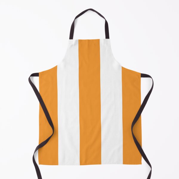 Item preview, Large ORANGE and WHITE Vertical STRIPES designed and sold by RachelMacht.