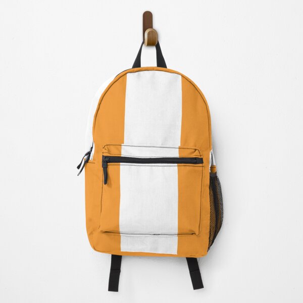 Item preview, Large ORANGE and WHITE Vertical STRIPES designed and sold by RachelMacht.