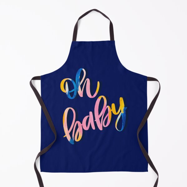 Item preview, Oh baby handlettered  expression designed and sold by Ilze Lucero.