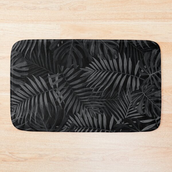 Item preview, Beautiful tropical leaves in black designed and sold by Luna-shop16.